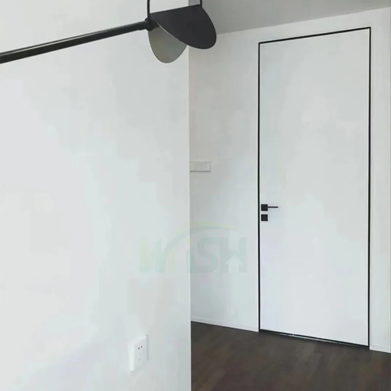 Interior Design Organic Modern - # การออกแบบประตูที่มองไม่เห็นฟลัชภายในไม้ที่ทันสมัยพร้อมบานพับซ่อนประตูปกปิดไร้กรอบ