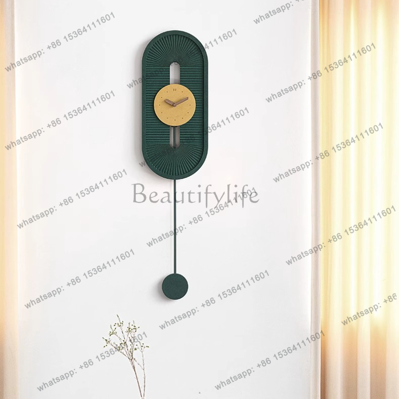 Interior Design Organic Modern - นาฬิกาแขวนผนังดีไซน์สวยงาม สร้างสรรค์ รูปทรงซีโนมอร์ฟ เรียบง่าย ทันสมัย โรแมนติก