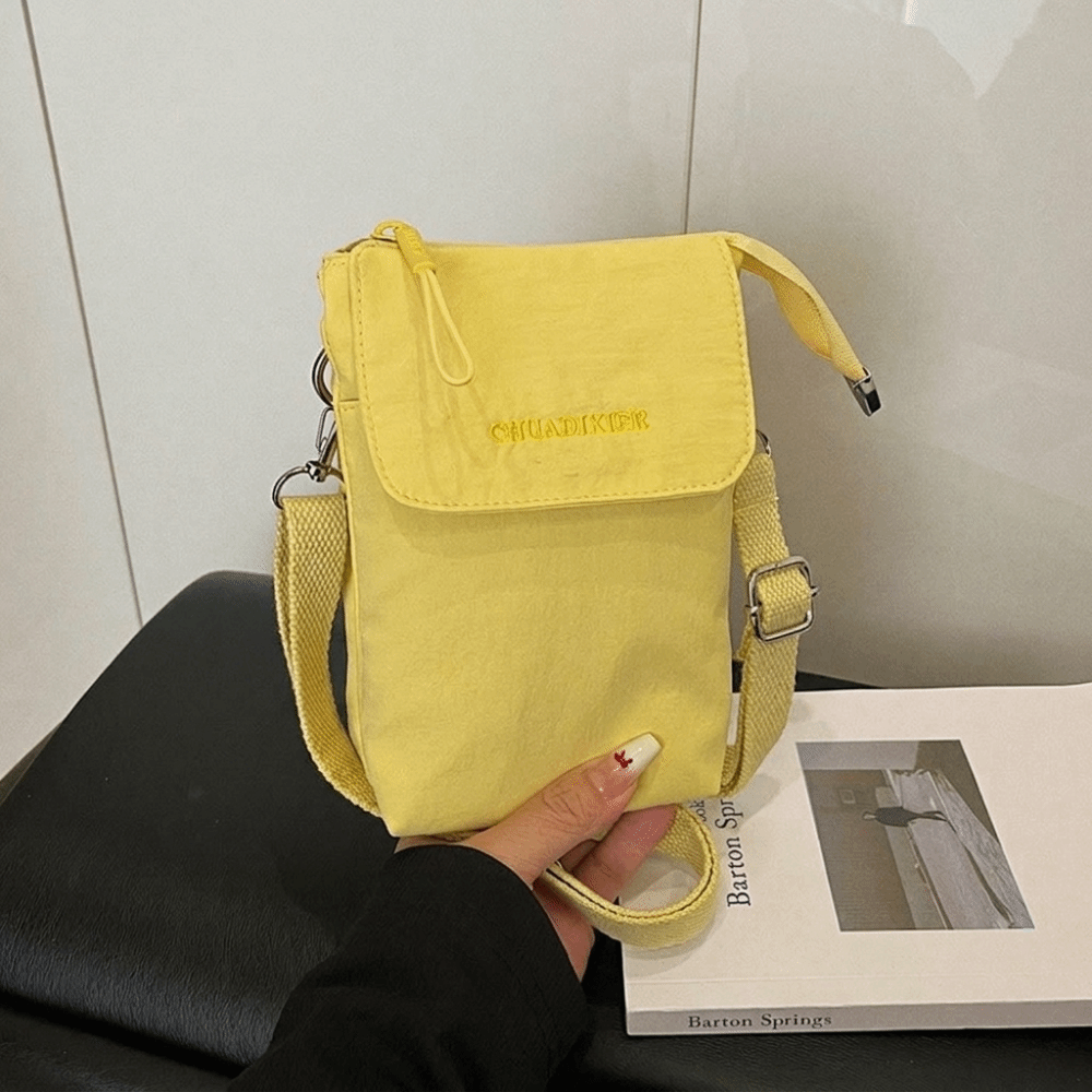 กระเป๋าใส่โทรศัพท์ไนลอนสีทึบ น - Interior Design Simple บทวิจารณ์และราคา