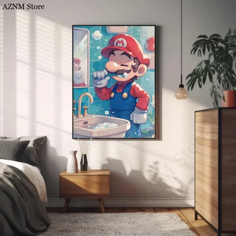 โปสเตอร์วิดีโอเกมการ์ตูนห้องน้ - Interior Design Game บทวิจารณ์และราคา