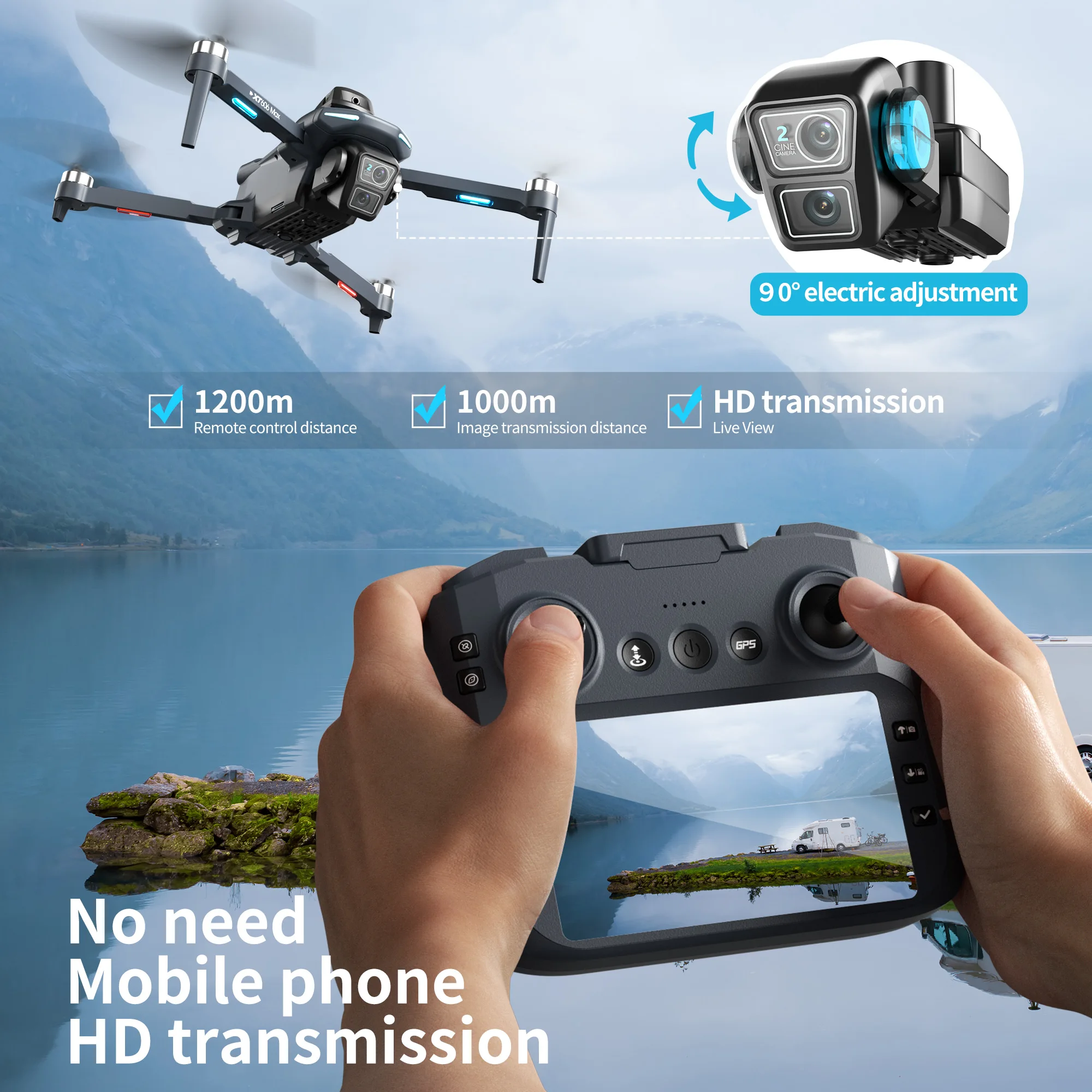 โดรน XT606 MAX GPS รุ่นดั้งเดิ - Interior Design Game บทวิจารณ์และราคา