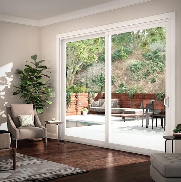 -ประตูบานเลื่อนกระจกกรอบ PVC ส - Interior Design Organic Modern บทวิจารณ์และราคา