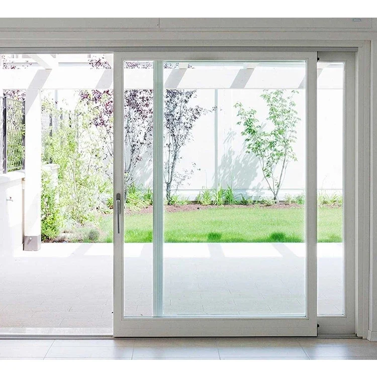 -ประตูบานเลื่อนกระจกกรอบ PVC ส - Interior Design Organic Modern บทวิจารณ์และราคา
