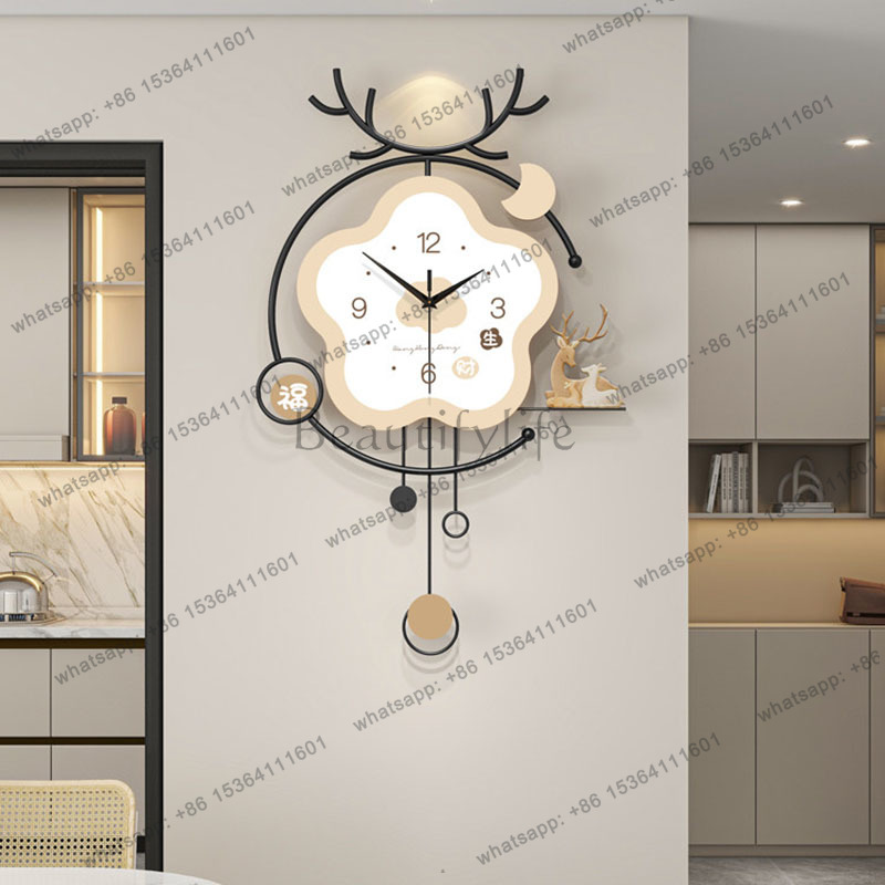 นาฬิกาแขวนผนังดิจิตอลดีไซน์ทัน - Interior Design Organic Modern บทวิจารณ์และราคา