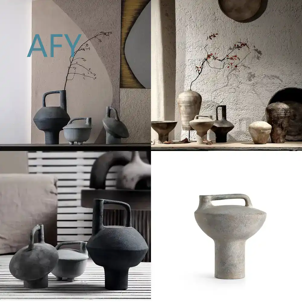 แจกันเซรามิกวินเทจสไตล์วาบิซาบ - Interior Design Zen บทวิจารณ์และราคา