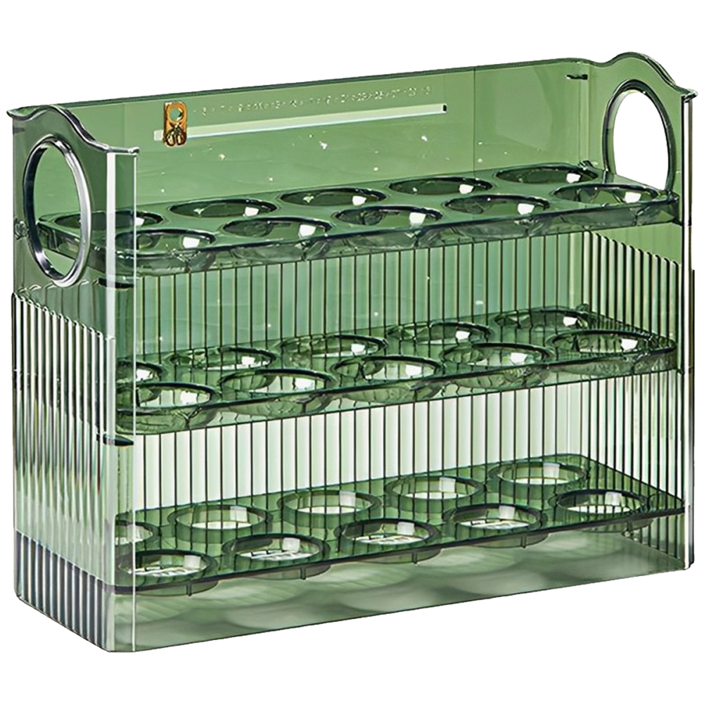 กล่องเก็บไข่30ช่องกล่องพลาสติก - Rattan Tray Handle บทวิจารณ์และราคา