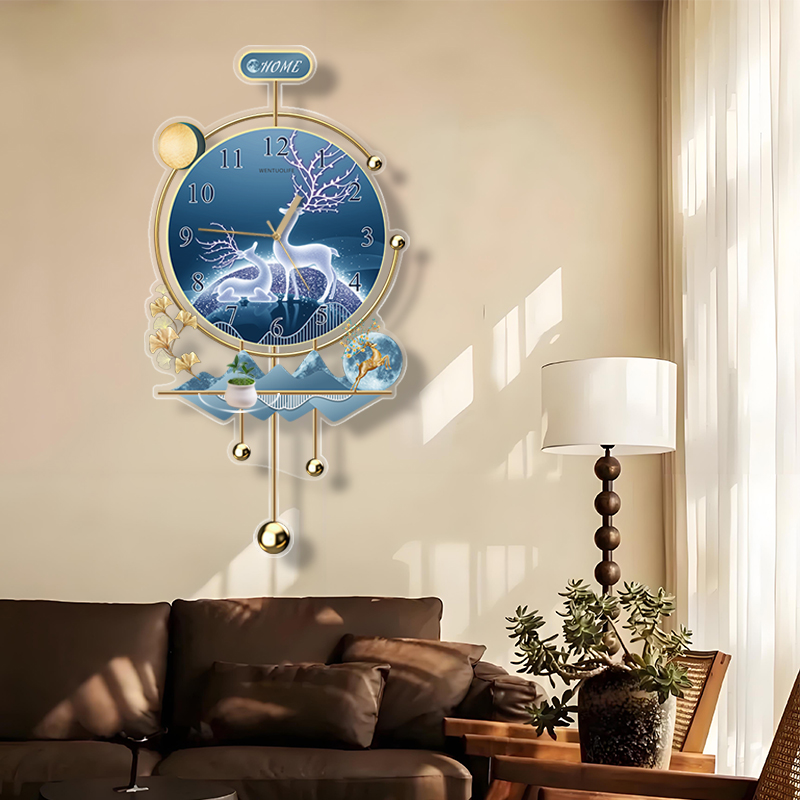 นาฬิกาแขวนผนังแบบเงียบสงบ สไตล - Interior Design Zen บทวิจารณ์และราคา